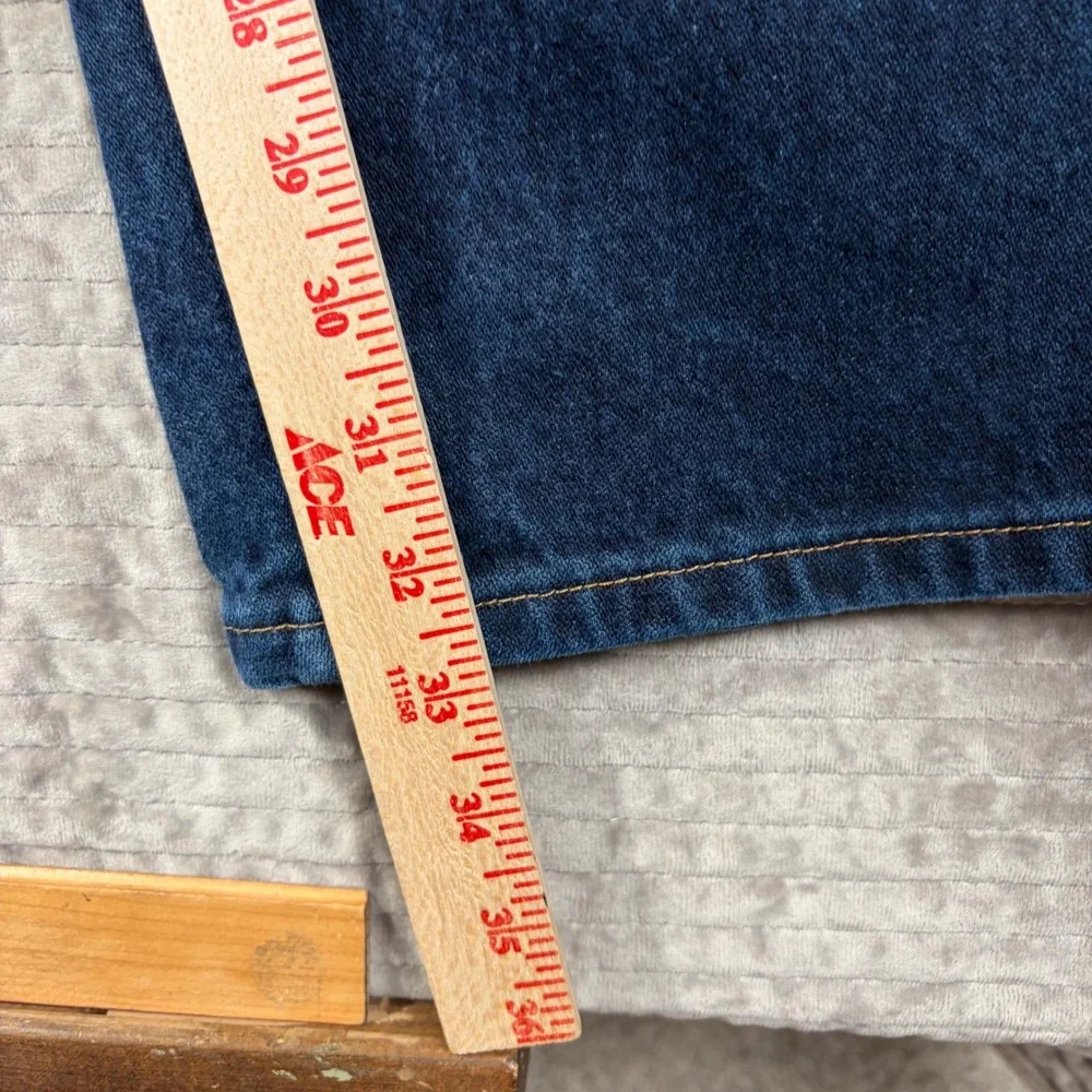 Wrangler 933SEDD Cowboy‎ Cut Slim Fit Jeans Mens 36x34 Dark Wash Indigo Denim